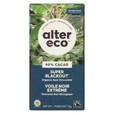 Deepest Dark Super Blackout 90% Organic Chocolate