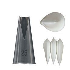 Stainless Steel Saint Honore Nozzle, 0.35 inch