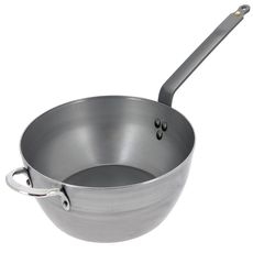 Mineral B Element Round Country Pan with Helper Handle, 12.6 inch