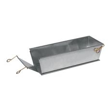 Tinned Folding Loaf Pan, 11 x 4 x 3 inch