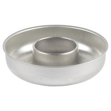 Tin Plate Deep Savarin or Ring Mold, 9.4 inch x 2 inch Height Cavity