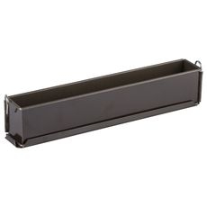Non Stick Plain Mini Springform Long Loaf Pan with Removable Bottom, 1.6 inch Width x 2.4 inch Height Cavity