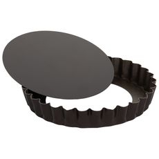 Low Bottom Round Fluted Tart Mold, 4.7 x 0.7 inch
