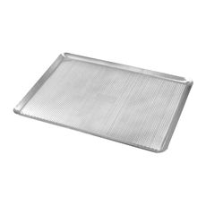 Perforated GN 1/1 Aluminum Pastry Sheet with Edges, 20.9 x 12.8 x 0.4 inch