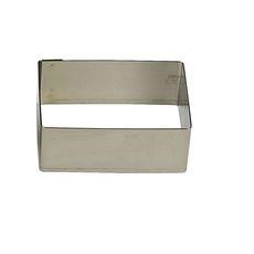 Stainless Steel Rectangle Cake Frame, 120 x 60 x 45 mm