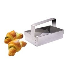 Stainless Steel Small Croissant Cutter, 3.9 inch x 2.5 inch x 3.5 inch