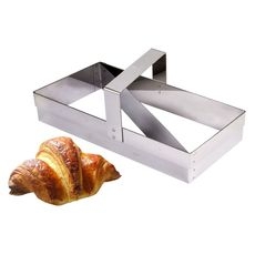 Stainless Steel Large Croissant Cutter, 7.8 inch x 3.9 inch x 3.5 inch