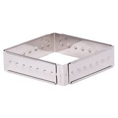 Stainless Steel Adjustable Extendable Cake Frame, 28 x 16 x 4,5 centimeter