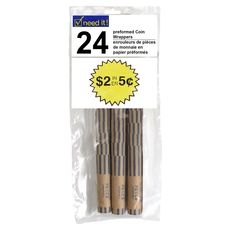 Need it Paper Nickels Coin Wrapper, 24 count