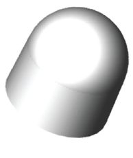 White Cap for 574350 and 574351 Aluminum Whippers