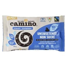 Cuisine Camino Sugar-Free Organic Fair Trade Chocolate Chips 100% Cacao