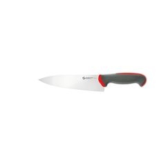 Tecna Red Chef Knife with Semi Polished Blade Finishing, 8 inch