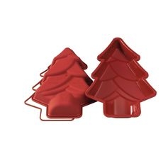 Uniflex Alimentary Silicone Pine Tree Mold, 11.02 inch Diameter x 7.87 inch Height Cavity