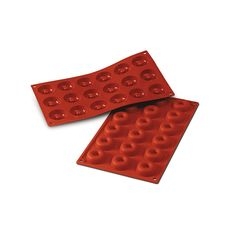 SiliconFlex Alimentary Silicone 18 Cavities Savarin Mold, 1.61 x 0.47 inch Height Cavity