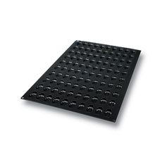 Black Silicone 100 Cavities Mini Madeleine Mold, 24 x 16 x 1 inch