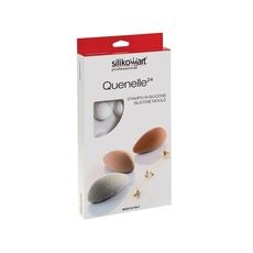 CurveFlex Silicone 12 Cavities Quenelle Mold, 13.3 x 7 x 1 inch