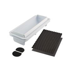 Kit Spiral Roll 1100 Two Silicone Mats with Plastic Support, 250 x 80 x 67 inch