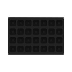 Silicone 28 Cavities Square Savarin Mold, 24 x 16 x 2 inch