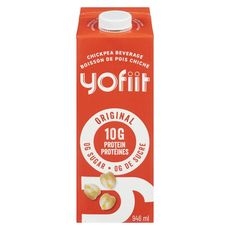 High protein original chickpea beverage