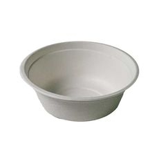 White Classic Molded Fiber Paper Bowl, 16 Ounce