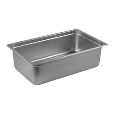 SPJP-106 23 Gauge 18/8 Stainless Steel Full Size Anti-Jam Steam Table Pan, 6 inch Deep