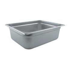 SPJP-204 23 Gauge 18/8 Stainless Steel Half Size Anti-Jam Steam Table Pan, 4 inch Deep