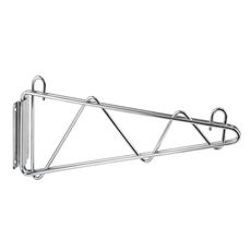 VCB-14 Chrome-Plated Wire Shelving Wall Mount Bracket, 14 inch