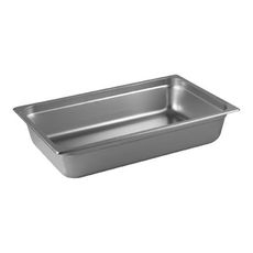 SPJL-104 25 Gauge 18/8 Stainless Steel Full Size Anti-Jam Steam Table Pan, 4 inch Deep