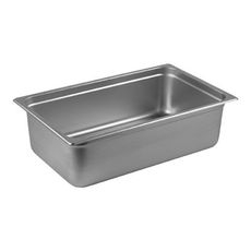 SPJL-106 25 Gauge 18/8 Stainless Steel Full Size Anti-Jam Steam Table Pan, 6 inch Deep