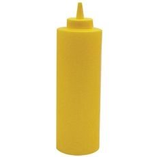 PSB24Y Plastic Yellow Regular Squeeze Bottle, 24 Ounce Capacity