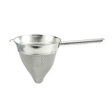 CCB-10 Stainless Steel Hollow Handle Bouillon Strainer with Extra Fine Mesh, 10 inch