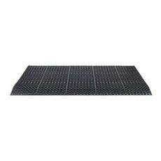 RBM-35K Black Rubber Beveled Edge Floor Mats, 36 x 60 x 0.5 inch