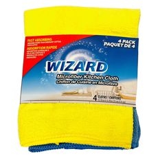 Microfiber Kitchen Cloth, 4 count