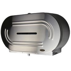 Stainless Steel Universal Jumbo Double Toilet Tissue Dispenser
