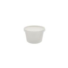 White Bulk Paper Food Container, 8 Ounce Capacity