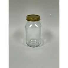 Glass Jar with 2 Piece 70mm TY Lid, 750 Milliliter Capacity