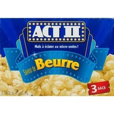 POPPING CORN BUTTER MICROWAVE