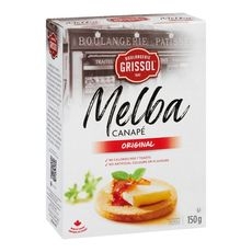 TOAST MELBA CANAPE ROUND PLAIN