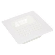ALL1021190 8X8 FLOOR STRAINER WHITE