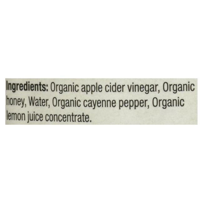 Honey Cayenne Apple Cider Vinegar