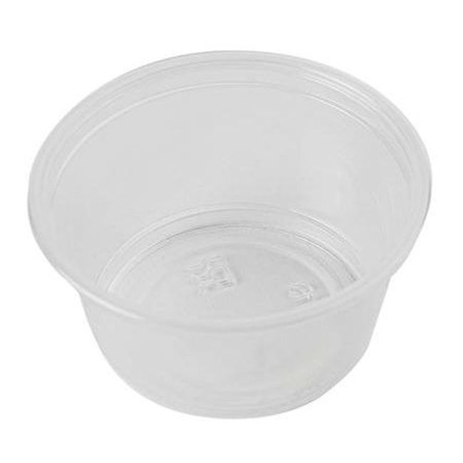 Clear Polypropylene Recyclable Portion Cup