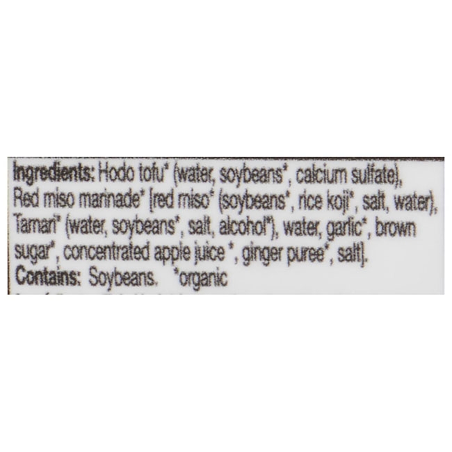 Organic Miso Tofu