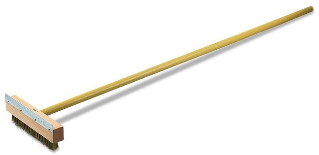 Oven Brush with Scraper and Handle