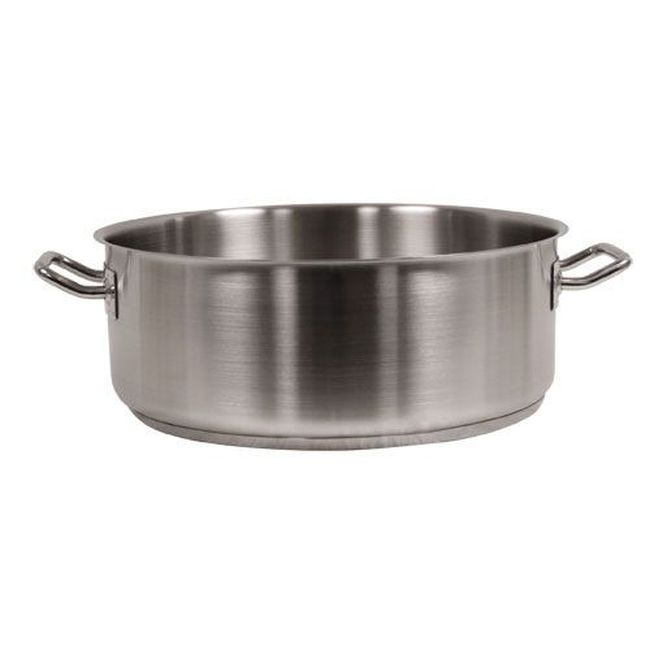 3810 Optio Stainless Steel Natural Finish Brazier, 10 qt Capacity