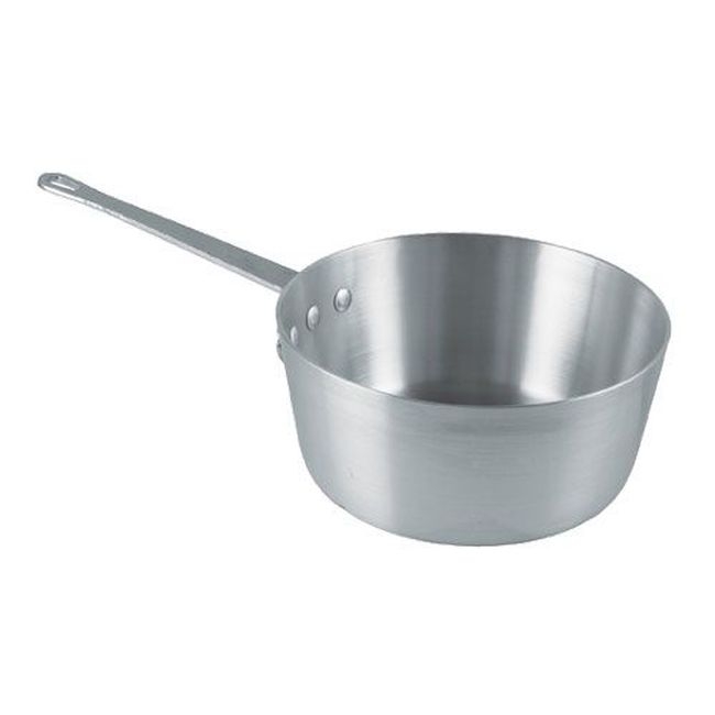 7343 Arkadia Aluminum Natural Finish Sauce Pan, 3.75 qt