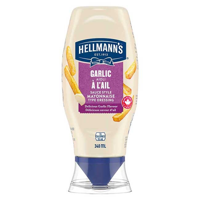 Garlic Aioli Mayonnaise Type Dressing