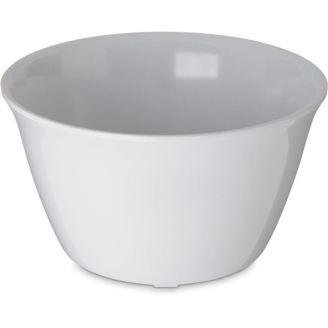 4354002 Dallas Ware Melamine White Bouillon Cup Bowl, 8 oz Capacity