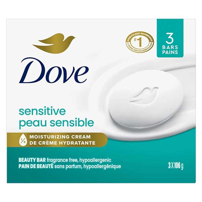 Sensitive Skin Moisturizing Cream Soap Bar