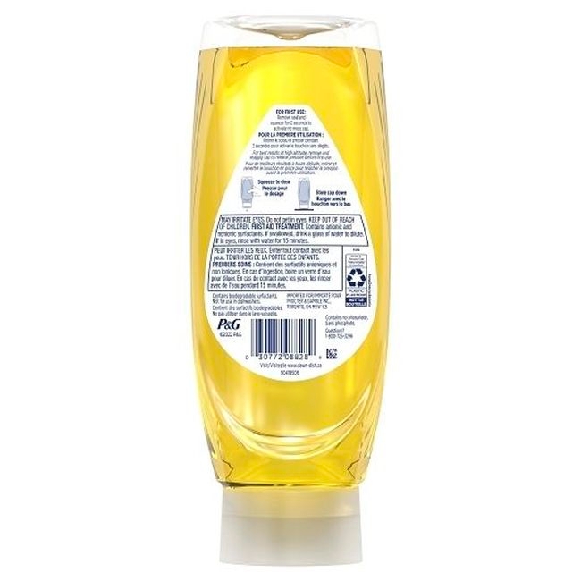 Ultra Plus Oxi EZ-Squeeze Lemon Essence Dishwashing Liquid