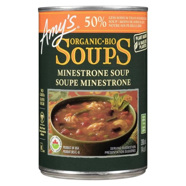 Organic Light in Sodium Minestrone Soup